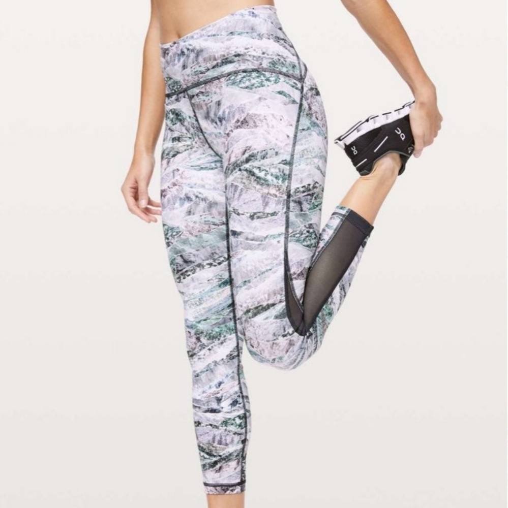 Lululemon Printed  Leggings Size 4